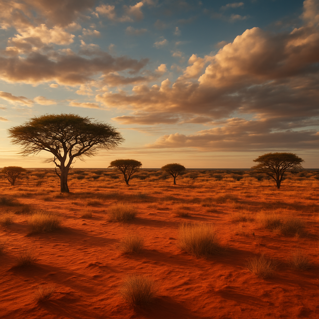 The Kalahari landscape in the Northern Cape, home of Future Flow Tech